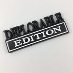2pcs DEPLORABLE Edition Car Metal Badge