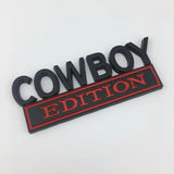 COWBOY Edition Original Metal Car Emblem