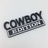 COWBOY Edition Original Metal Car Emblem