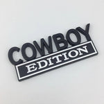The Original COWBOY Edition Emblem Fender Badge