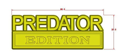 The Original predator EDITION Emblem Fender Badge-Custom-4