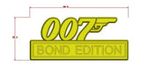 The Original BOND EDITION Emblem Fender Badge-Custom-3pcs