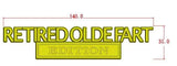 The Original Retired Olde Fart Emblem Fender Badge-Custom-3