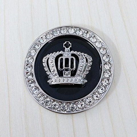 Crystal Princess Crown Car Emblem