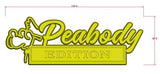 The Original PEABODY EDITION Emblem Fender Badge-Custom-4pcs