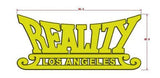3rd REALITY LOS ANGELES Emblem Fender Badge-Custom-10pcs