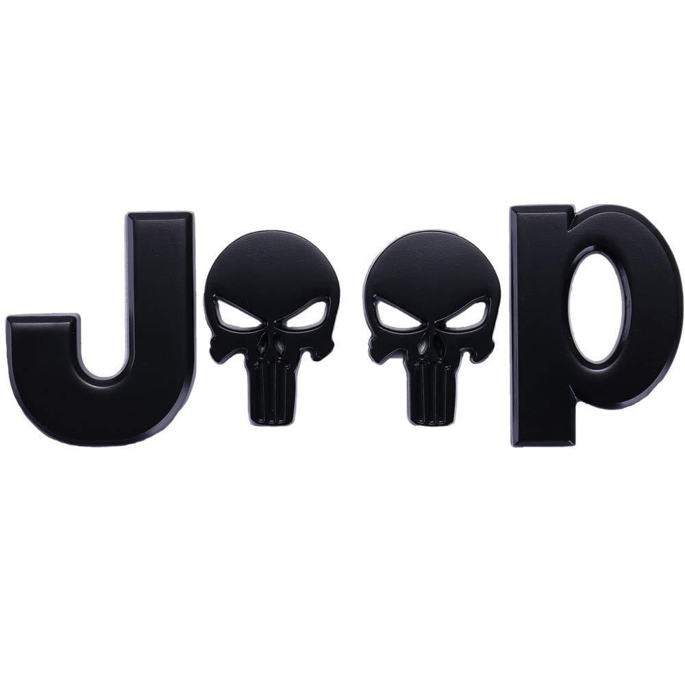 Funny Emblems Funny Skull SUV Metal Emblem Badge – Badgeslide