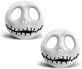 2 pcs Halloween Skull Mask Logo Emblem