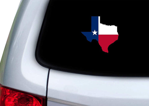 2PCS Texas Flag Sticker Car Decal