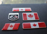 5pcs Canada Flag Decal Sticker