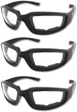 3 Pair Motorcycle Riding Glasses