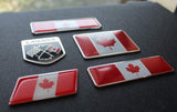 5pcs Canada Flag Decal Sticker
