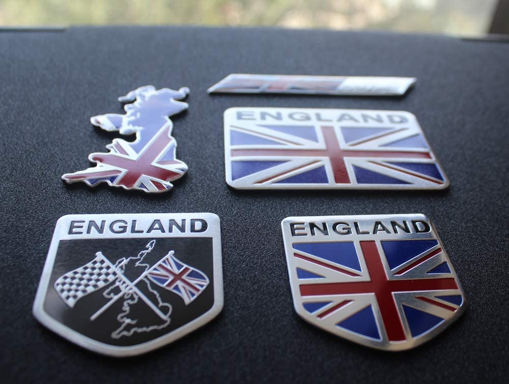 England Window Sticker 5pcs England Flag Decal Sticker – Badgeslide