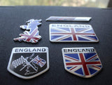 5pcs England Flag Decal Sticker