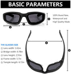 3 Pair Motorcycle Riding Glasses