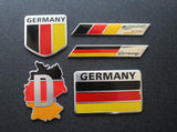 5pcs Germany Flag Decal Sticker