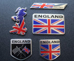 5pcs England Flag Decal Sticker