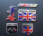 5pcs England Flag Decal Sticker