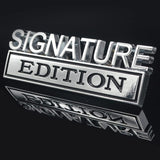 SIGNATURE EDITION EMBLEM FENDER BADGE