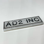 The Original AD2 INC Emblem Fender Badge-Custom-3pcs