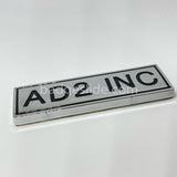 The Original AD2 INC Emblem Fender Badge-Custom-3pcs