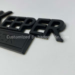 BEEKEEPER Emblem Fender Badge-Custom-2pcs(Black)