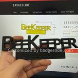 BEEKEEPER Emblem Fender Badge-Custom-2pcs(Black)