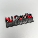 NJ Devils EDITION Badge Custom Emblem Car Metal Badge 2pcs