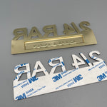 2/4 RAR EDITION Badge Custom Emblem Car Metal Badge 2pcs