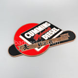 CUMMINS DIESEL Metal Emblem Car Badge-2pcs