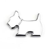 2 Pack Cat Metal Car Emblem