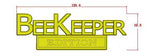 BEEKEEPER Emblem Fender Badge-Custom-2pcs(Black)