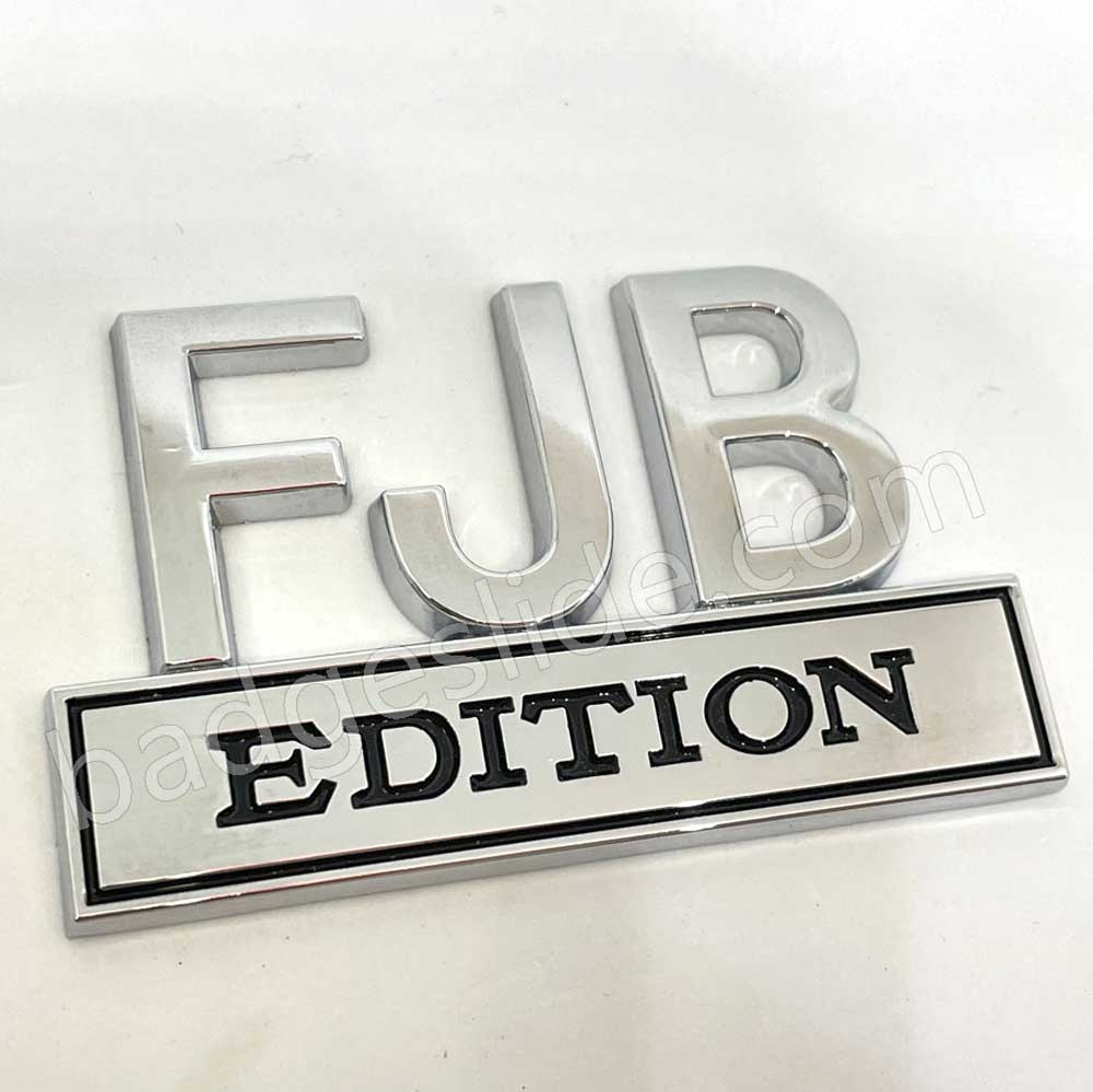 FJB EDITION Metal Emblem Fender Badge Badgeslide