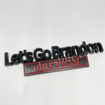 [2 pcs]Let's Go Brandon EDITION Car Metal Badge Emblem