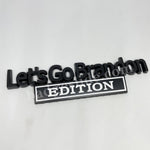 [2 pcs]Let's Go Brandon EDITION Car Metal Badge Emblem