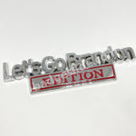 [2 pcs]Let's Go Brandon EDITION Car Metal Badge Emblem