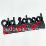 2Pack Old School EDITION Metal Badge