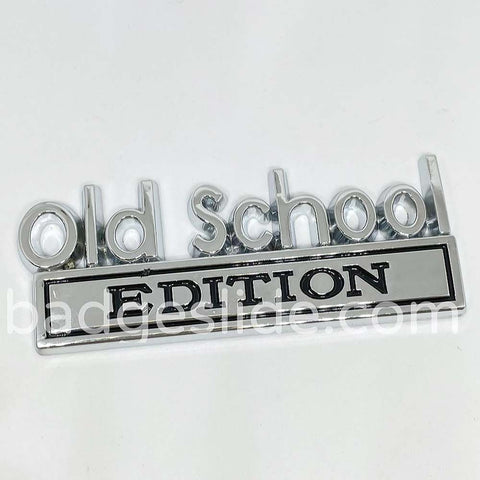 Old School EDITION Metal Emblem Fender Badge