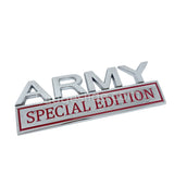 ARMY Edition Metal Car Emblem