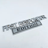 First Responder Edition Metal Car Emblem