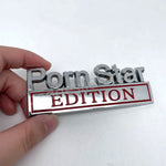 PORN STAR Edition Emblem Fender Badge