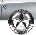 Star Texas Edition Car Metal Badge