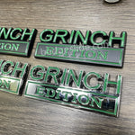 GRINCH EDITION Badge Custom Emblem Car Metal Badge 4pcs