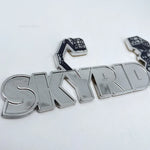 100pcs SKYRIDER EDITION Custom Emblem Car Metal Badge Chrome