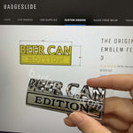 The Original Beer Can Edition Emblem Fender Badge-Custom-3