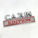 2 PCS CAJUN Edition Emblem Fender Badge