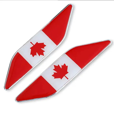 1 Set Canada Flag Car Fender Decal Sticker
