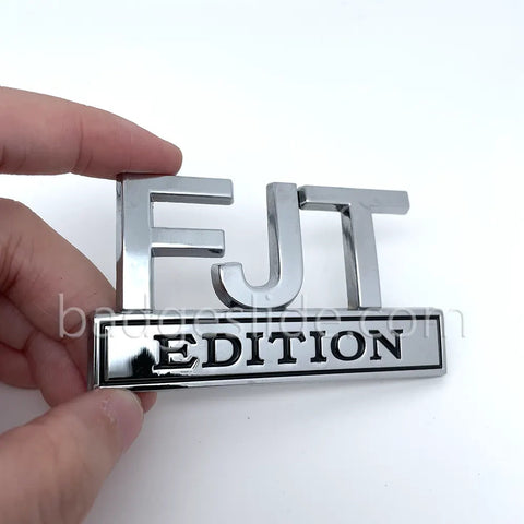2pcs FJT EDITION Car Metal Emblem