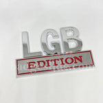 [2 pcs]LGB EDITION Car Metal Badge Emblem