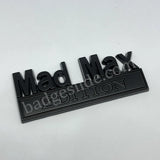 badgeslide mad max edition car emblem metal badge in black
